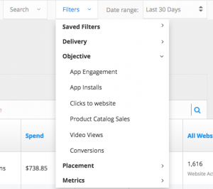 Filtering Campaigns